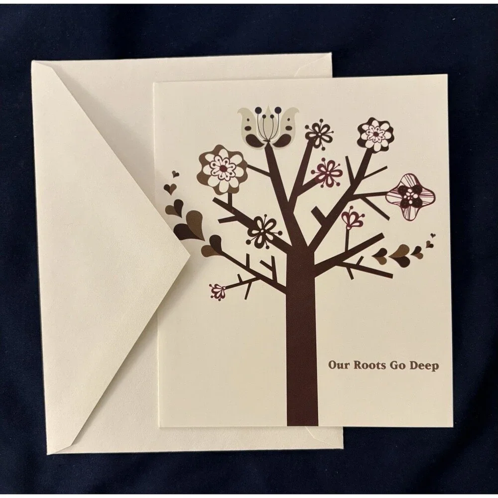Friendship Card with White Envelope | Nature and Tree design by Habitat